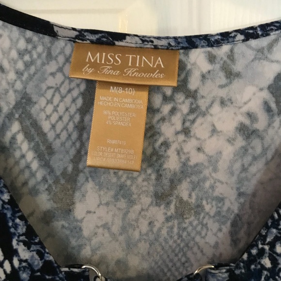 Miss Tina size M summer dress - Picture 4 of 5